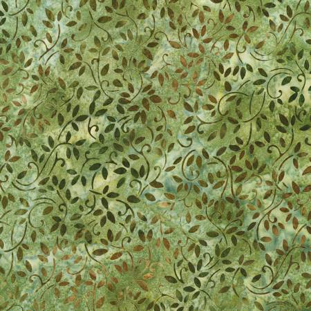 Wine Country Leaf Oregano Batik