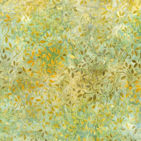Wine Country Leaf Olive Batik