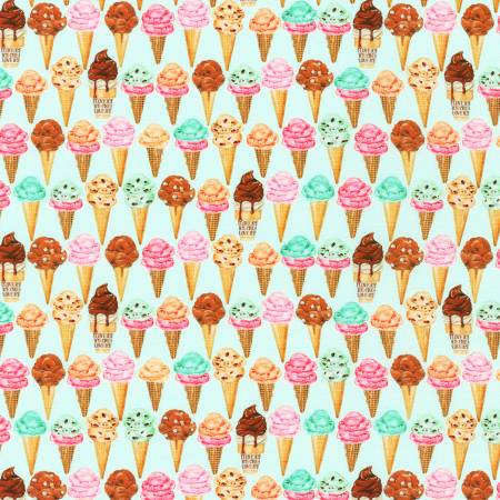 Mint Ice Cream Cones
