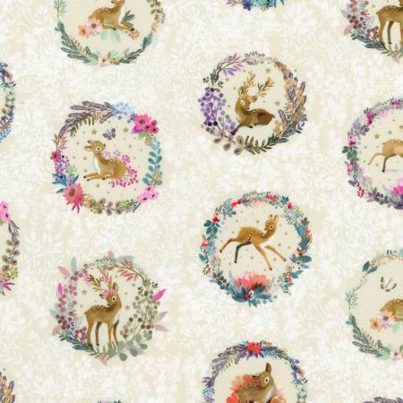Deer Wilds Wreaths Pearl