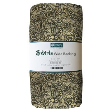 Swirls Batik Wide Backing 108" x 3 yds