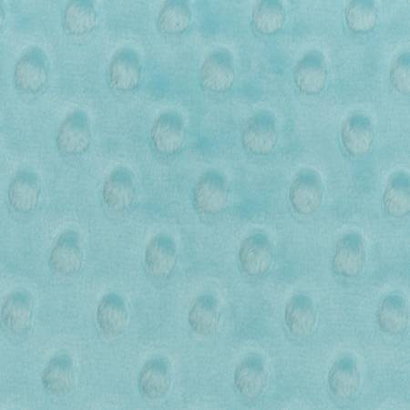Aqua Dimple Dot Cuddle Solid 60"