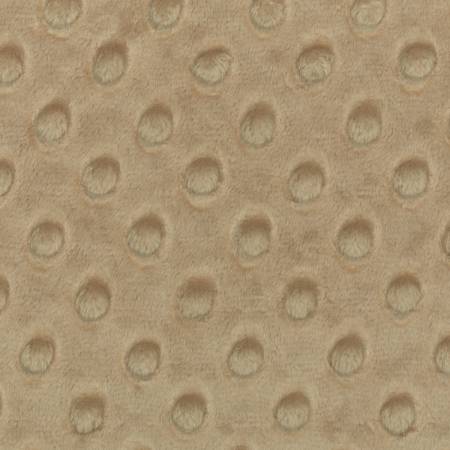 Camel Dimple Dot Cuddle Solid 60"