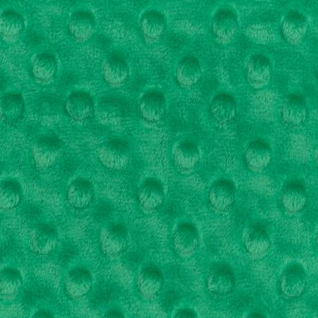 Kelly Green Dimple Dot Cuddle Solid 60"
