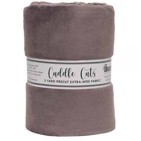 Charcoal 3 Yard 110in Cuddle Cut