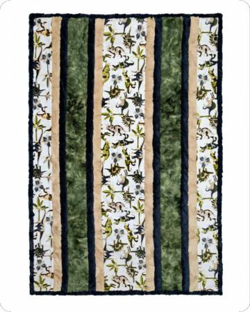 Cuddle Kit Fab 5 Jurassic 38in x 58in