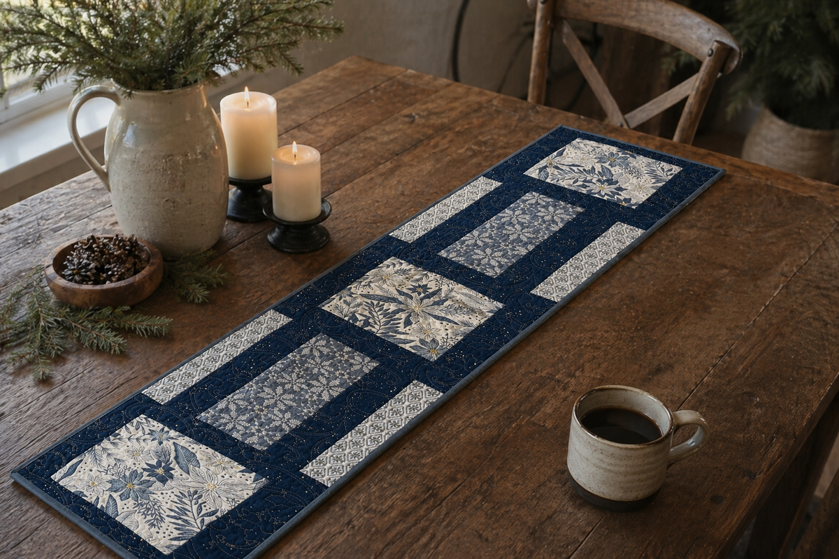 Harvest Kit 12" x 60" Blue Christmas