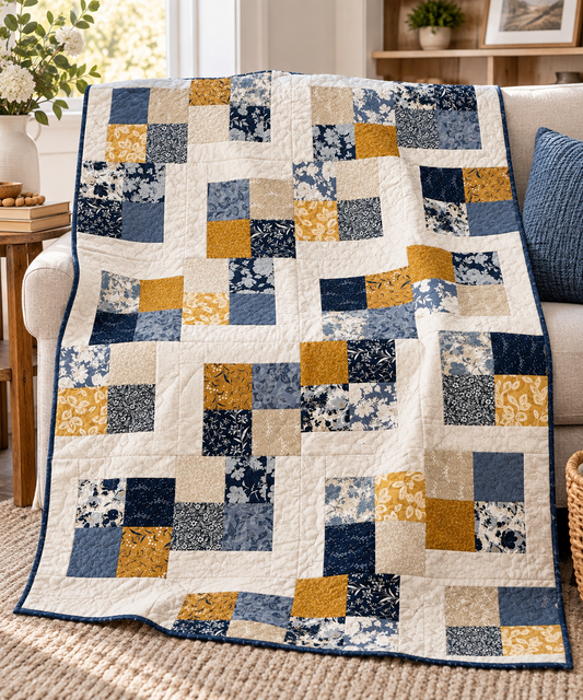 Farmhouse Blues Kit 60" x 75"