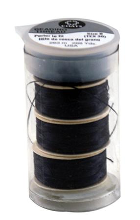 Beading Thread Tube Black