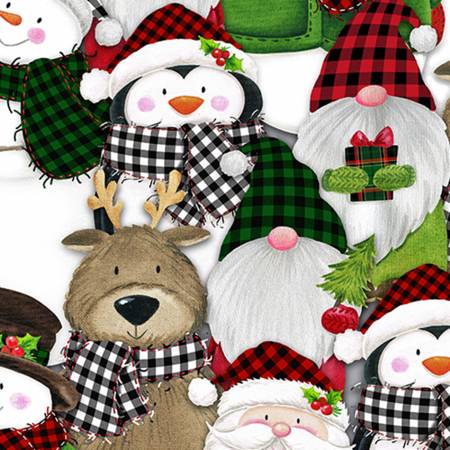 Scarlet Snowmies Digital Cuddle