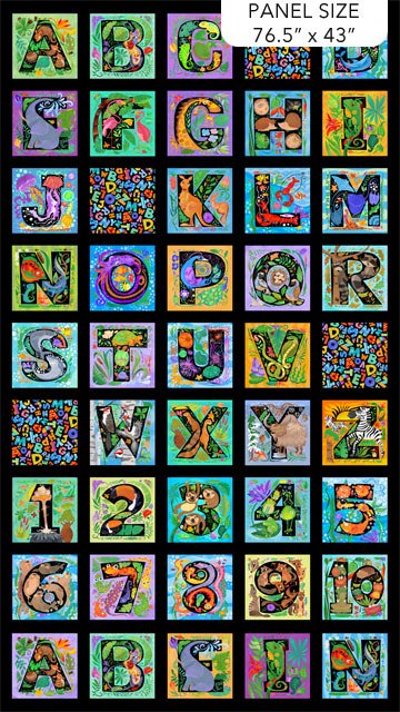 ABC 123 Panel Blocks