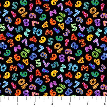 ABC 123 Black Numbers