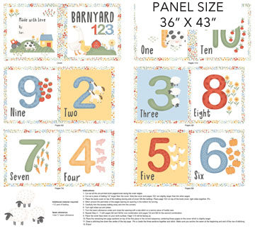 Quack Quack Moo Book Panel White Multi