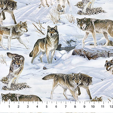Wolves Lt Blue Multi