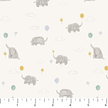 Lucky Day Flannel Cream Balloons