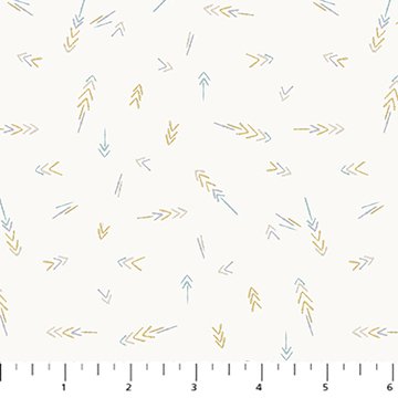 Lucky Day Flannel Cream Arrows