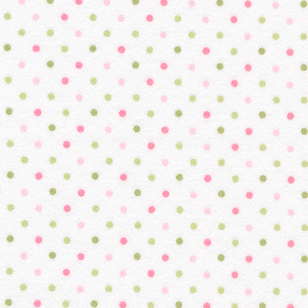 Cozy Cotton Flannel Slipper Dot