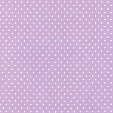 Lavender/White Dote on Flannel