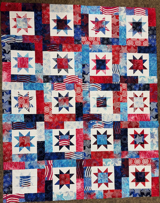 Lucky Stars Batik Kit 60" x 75"