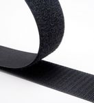 Hook Side Only 1in 25yd Roll - Black