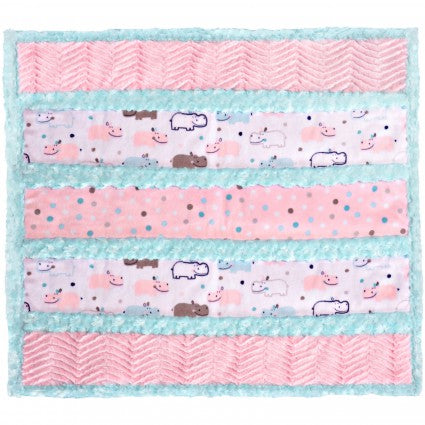 Wee Ones Cuddle Kit Lionaround Pink 27" x 27"