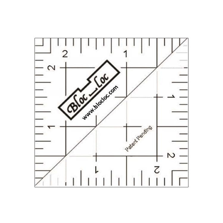Bloc Loc Half Square Triangle Ruler 2.5" HST