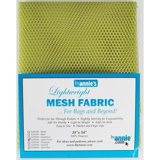 Mesh Fabric 18"x54" Apple Green SUP209 APPLEGREEN By Annie#1