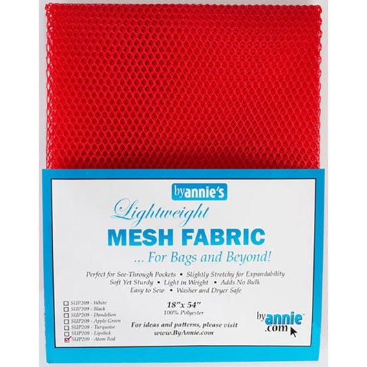 Mesh Fabric 18"x54" Atom Red SUP209 ATOMRED By Annie#1