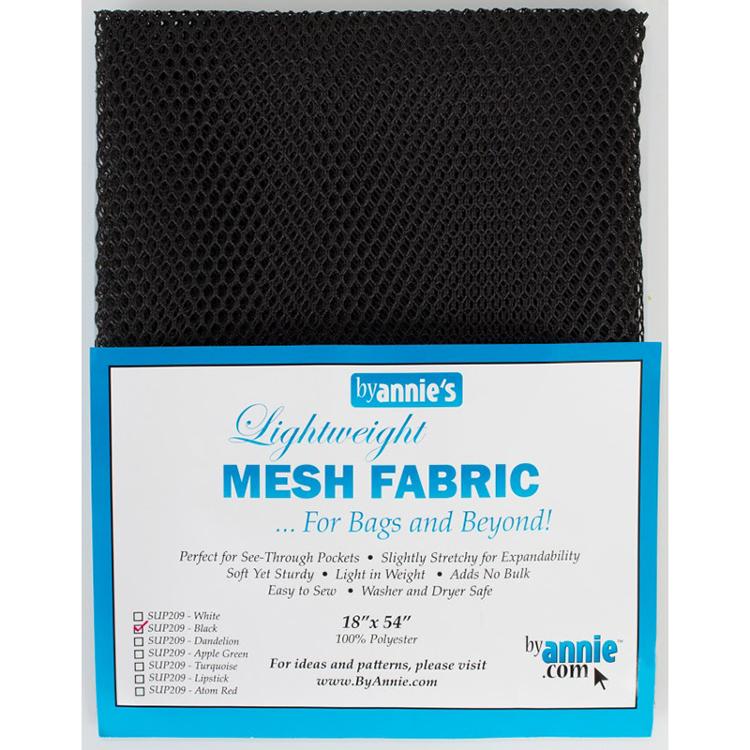 Mesh Fabric 18"x54" Black SUP209 BLACK By Annie#1
