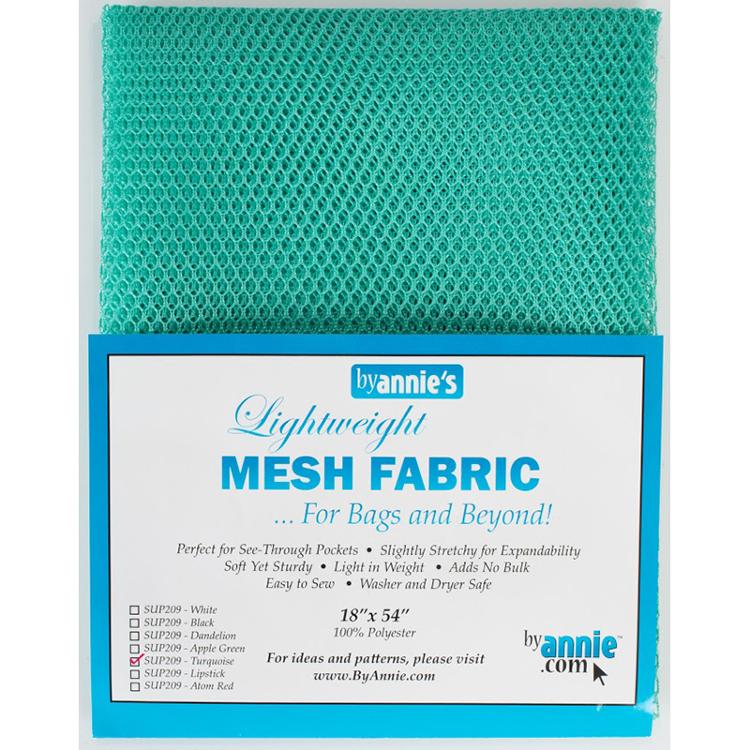 Mesh Fabric 18"x54" Turquoise SUP209 TURQUOISE By Annie#1