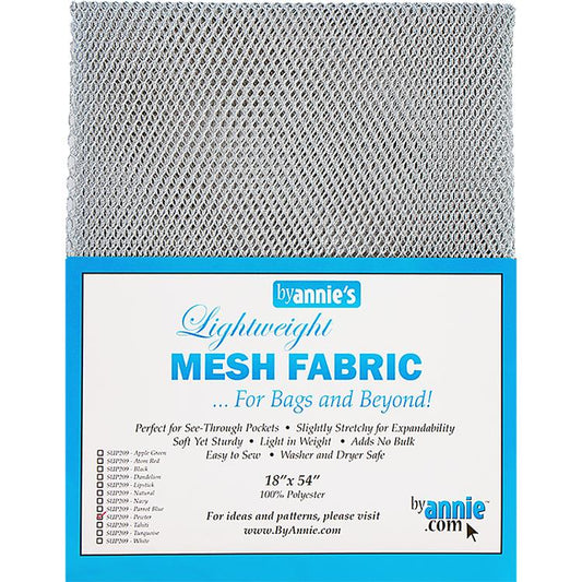 Mesh Fabric 18"x54" Pewter SUP209 PEWTER By Annie#1