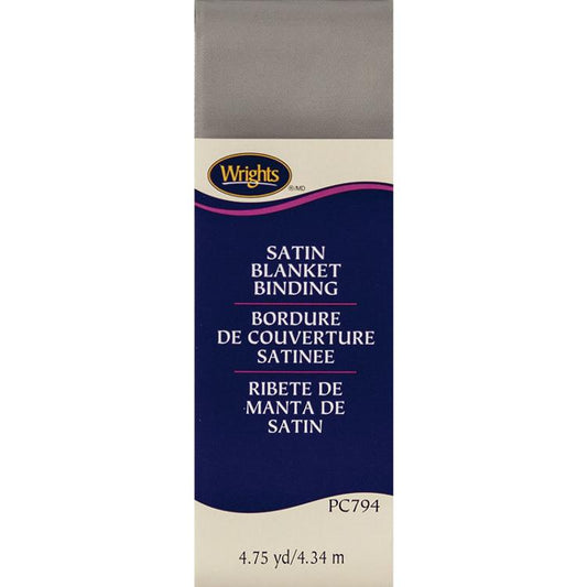 Blanket Binding Lt Grey 794 45 Wrights#1