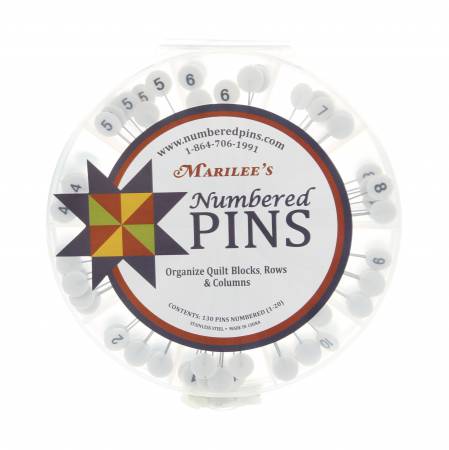 Numbered Pins 130 Marilees#1