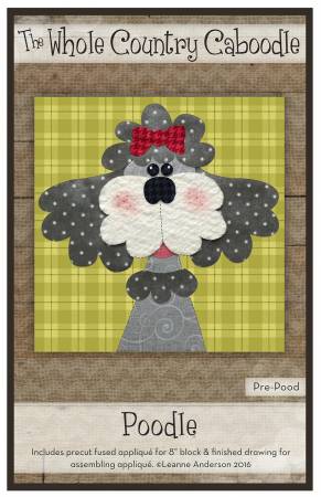 Poodle Precut Applique