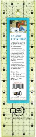 Quilter's Select Non-Slip Ruler 3in x 12in
