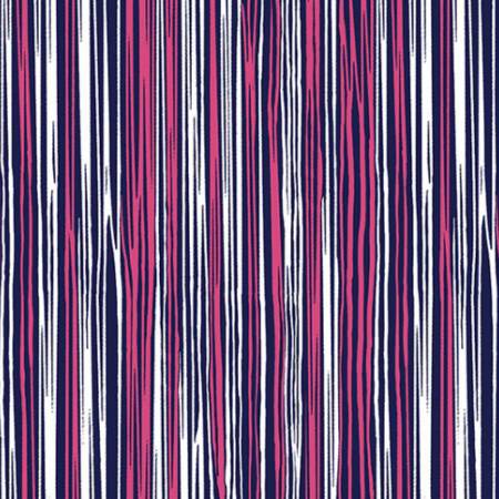 Fuchsia/Navy Sketches 60" Cuddle
