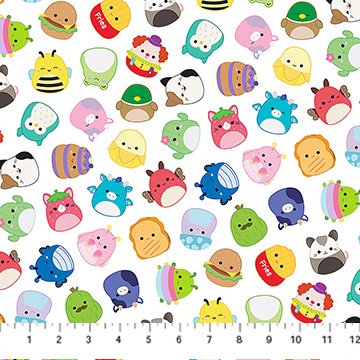 Squishmallows Character Toss White