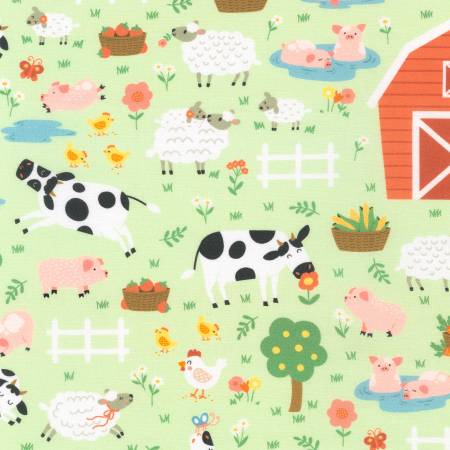 Cuddly Countryside Barnyard Green