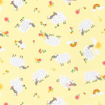 Cuddly Countryside Sheep Yellow