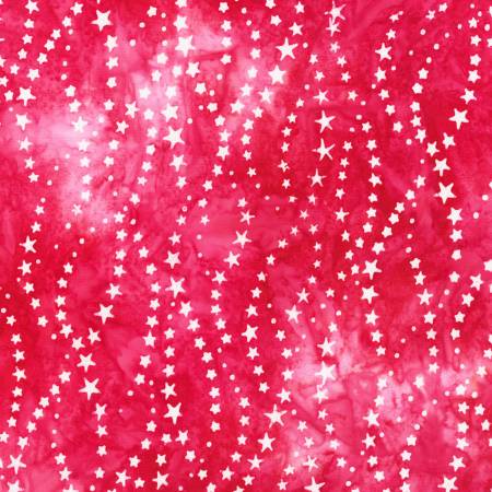 Liberty 2 Batik Small Stars Red