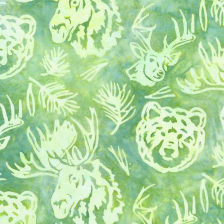 Woodland Wonders Batik Animals Moss