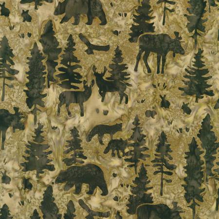 Woodland Wonders Batik Forest Walnut