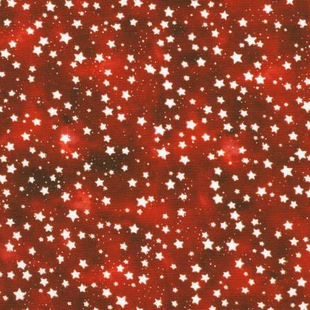 Stars and Stripes Small White Stars Red