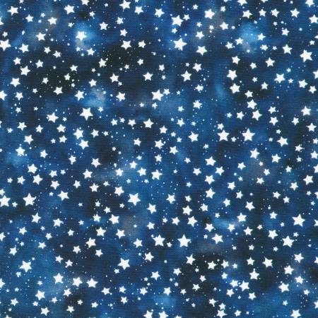 Stars and Stripes Small White Stars Blue