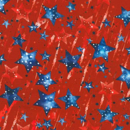 Stars and Stripes Shooting Stars Red