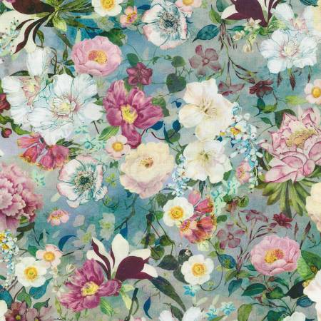 Serene Dream Flowers Rain