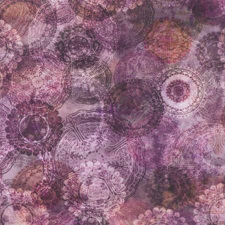 Serene Dream Medallions Plum