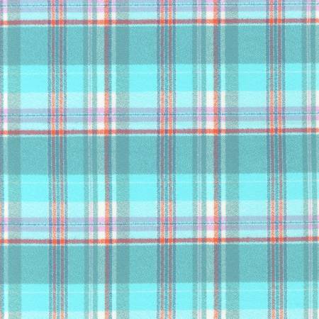 Plaid Aqua Mammoth Flannel Junior