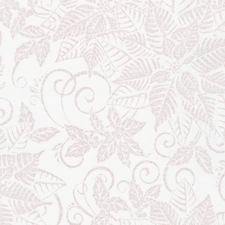 Poinsettia Candy Cane w/Metallic