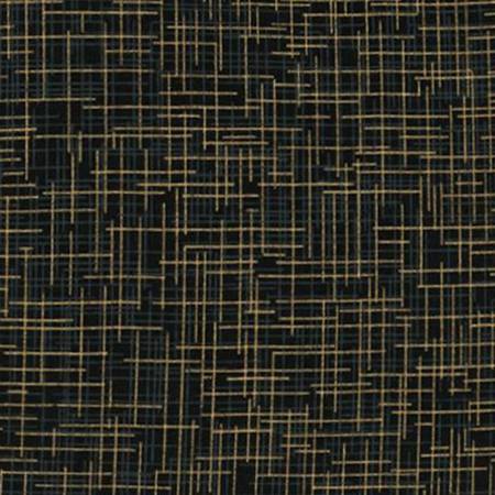 Black Quilters Linen w/Metallic